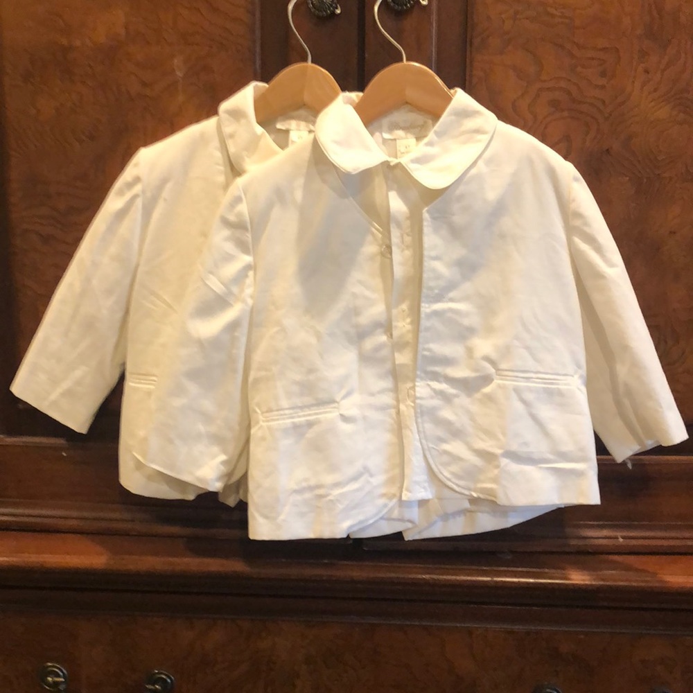 Twins wedding shorts set.